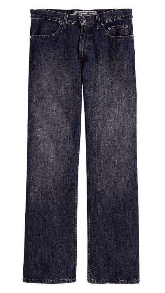 Men's New Classic Boot Cut Jeans Blue 