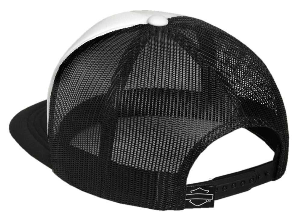 Harley-Davidson Free Shipping - Harley-Davidson Men's Black Label Core Sketchy #1 Skull Trucker Cap 99442-16VM - Free Shipping on many products plus Orders Over $99
