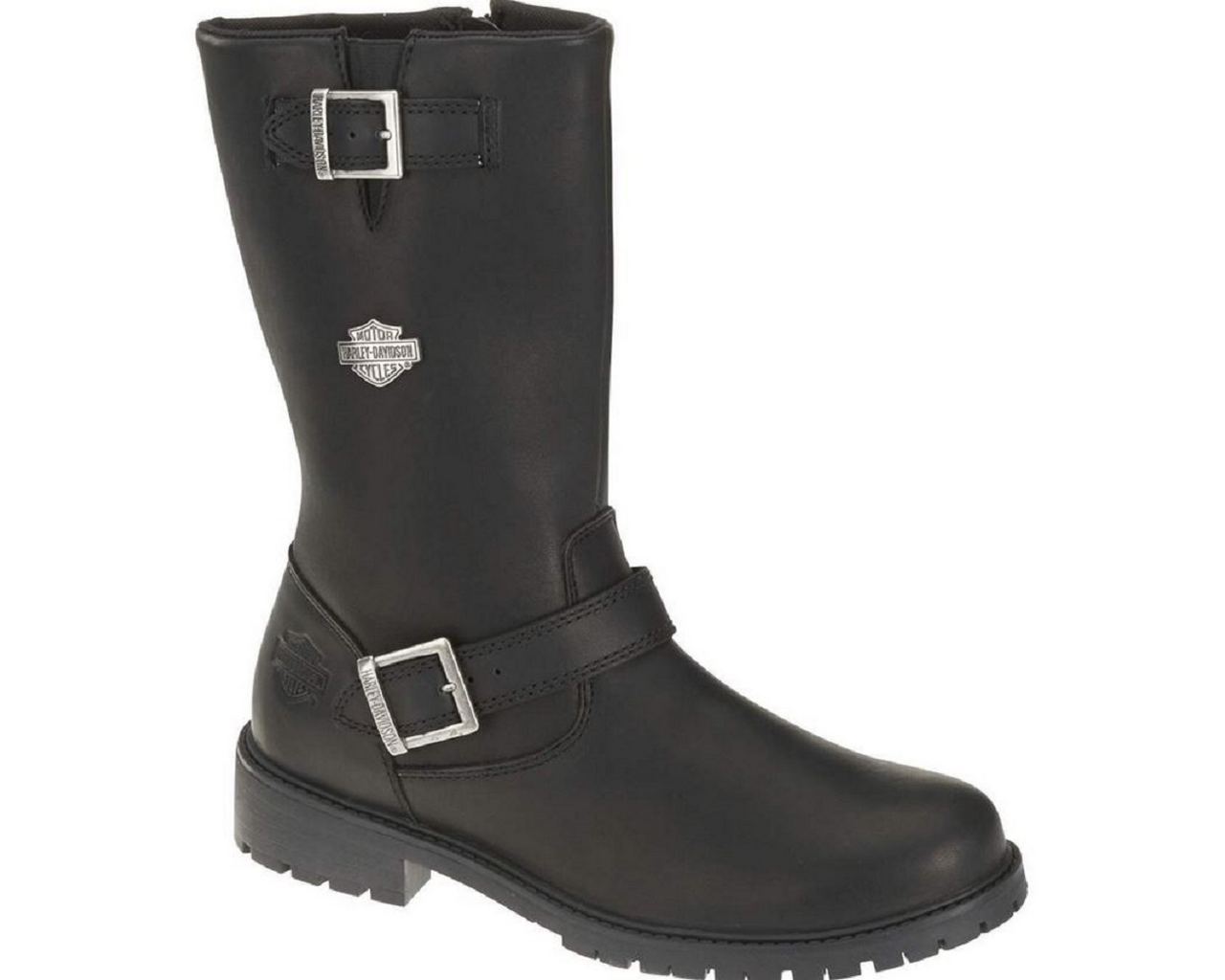 Harley-Davidson Men's Randy 10-Inch Black Leather Motorcycle Boots. D93261 - Wisconsin Harley-Davidson