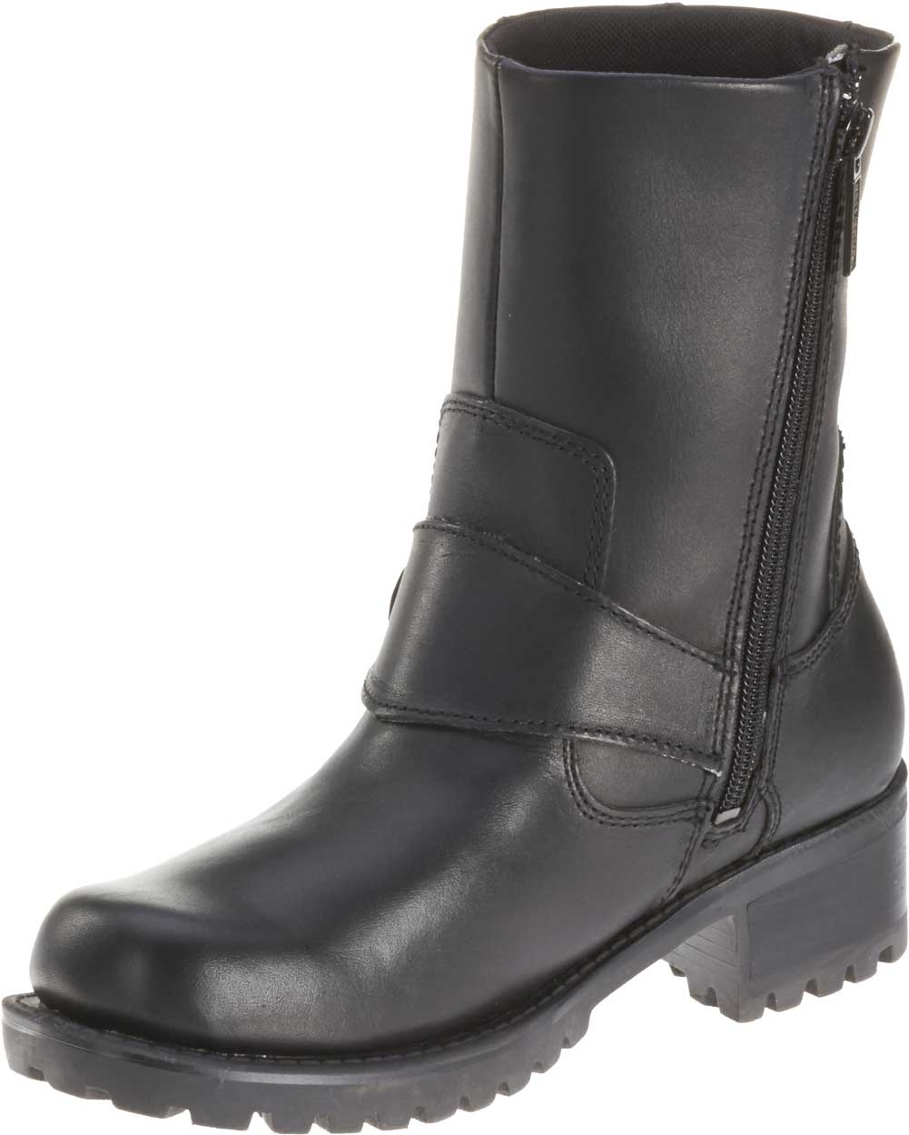 Harley-Davidson Women's Alivia Black Leather 7-Inch Motorcycle Boots D84269 - No Hassle Returns at Wisconsin Harley