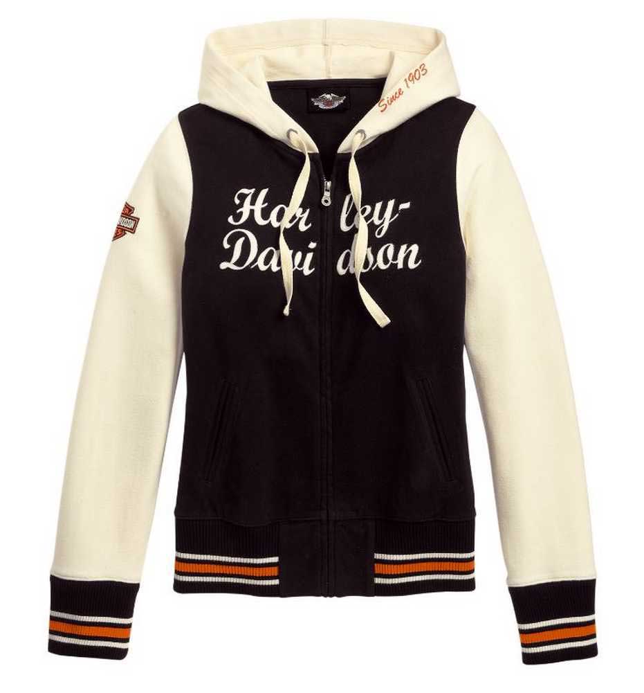 Harley-Davidson® Women's Colorblocked Horizon Hoodie, Sueded