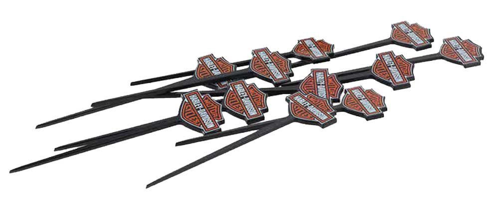 Harley-Davidson Cocktail Picks, Bar & Shield Logo, Set of 25 HDL-18542 - Wisconsin Harley-Davidson
