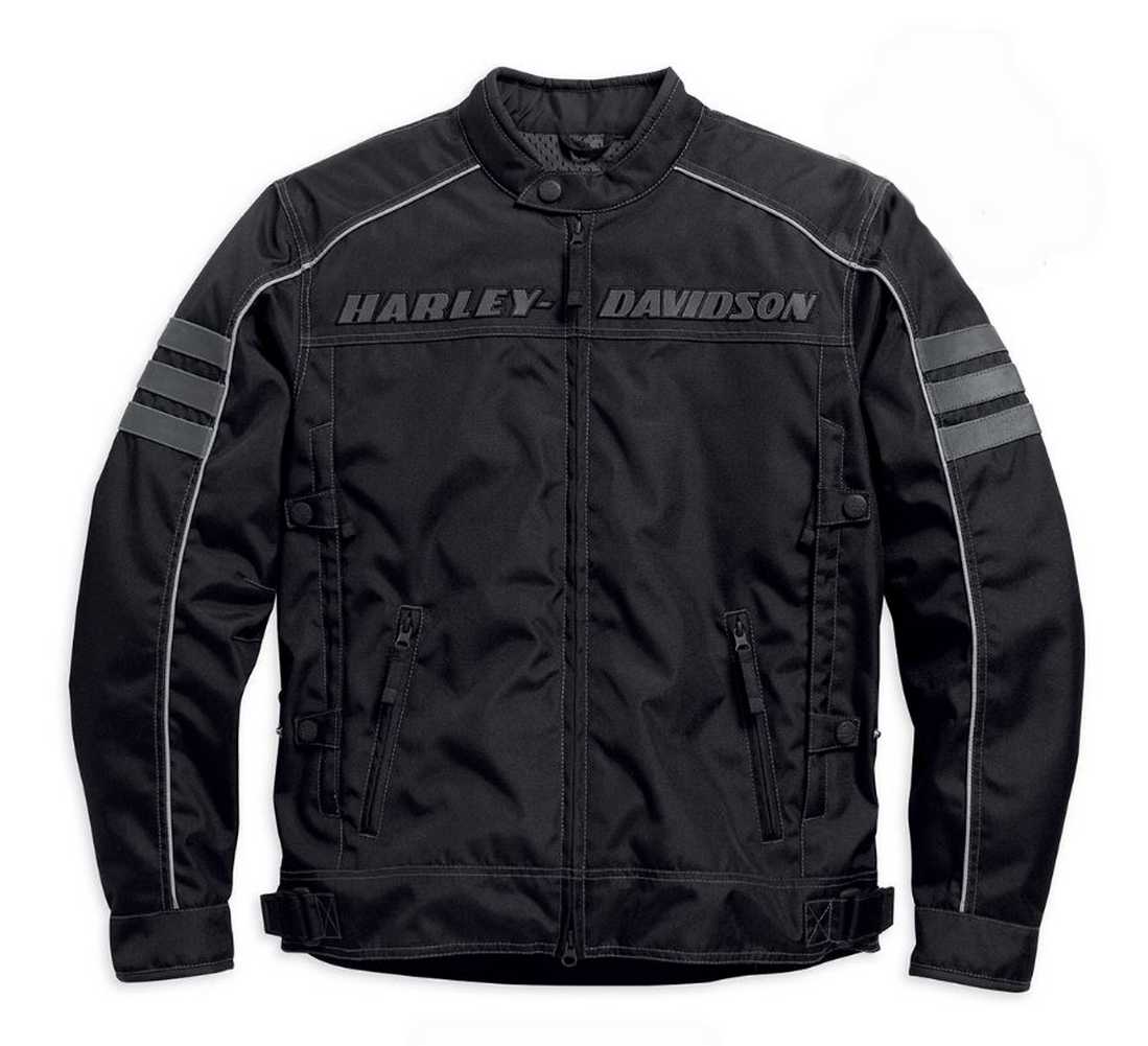 Harley-Davidson® Men's Functional Jacket, Street Canon Riding Black ...