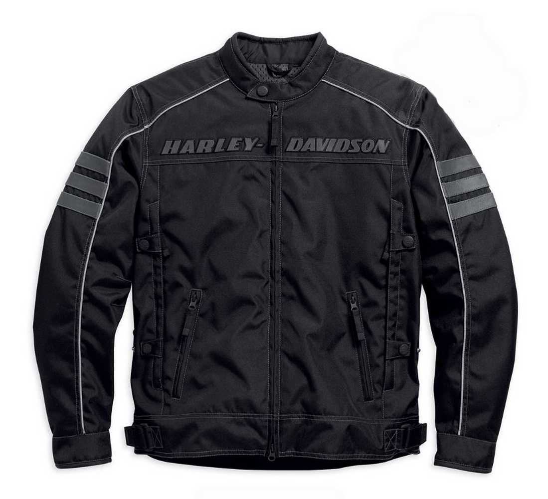 Harley-Davidson Men's Functional Jacket, Street Canon Riding Black 98084-15VM - Wisconsin Harley-Davidson