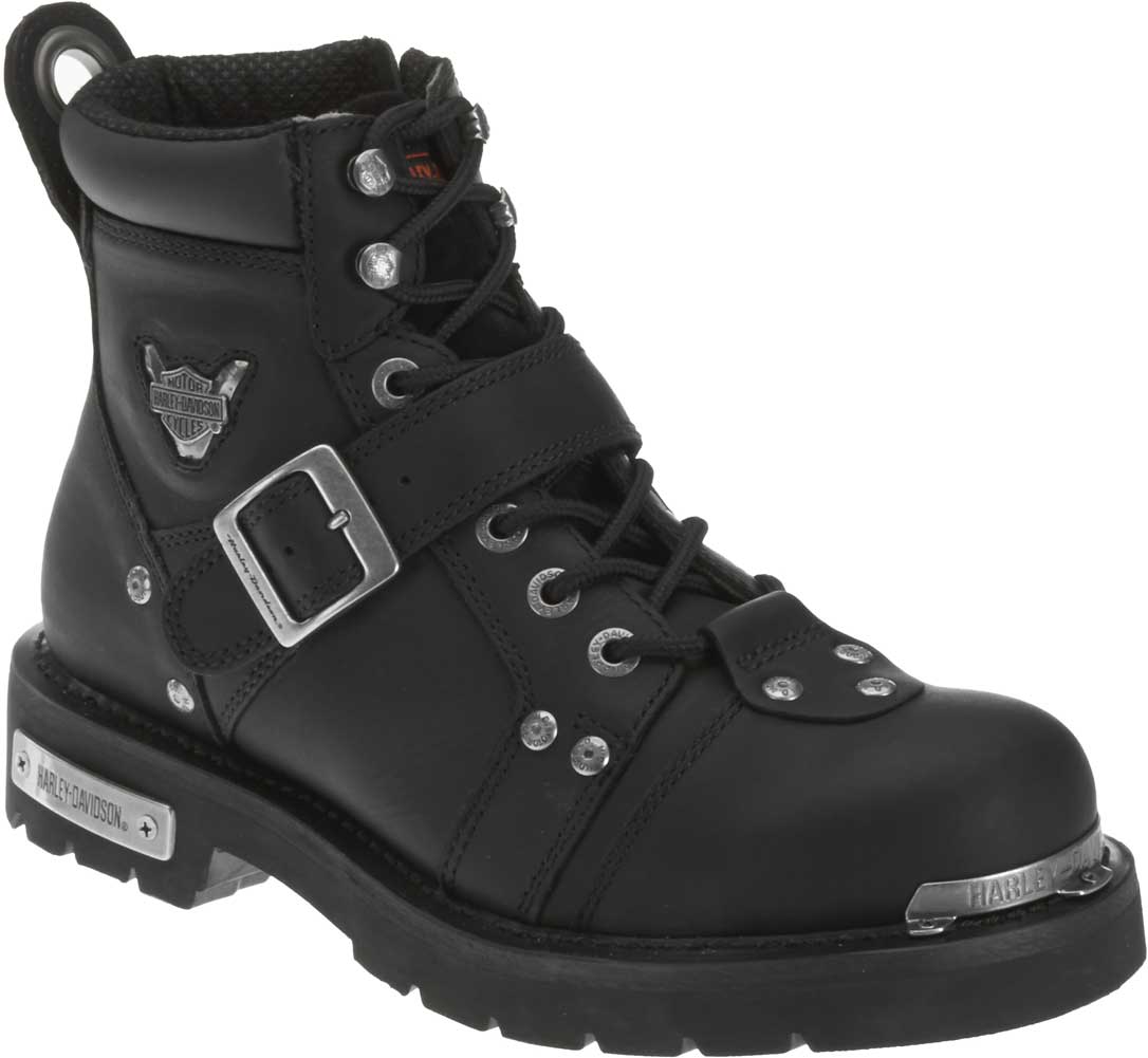Harley-Davidson Free Shipping - Harley-Davidson Men's Brake Buckle Black 6.00-Inch Motorcycle Boots D91684 - Free Shipping on many products plus Orders Over $99