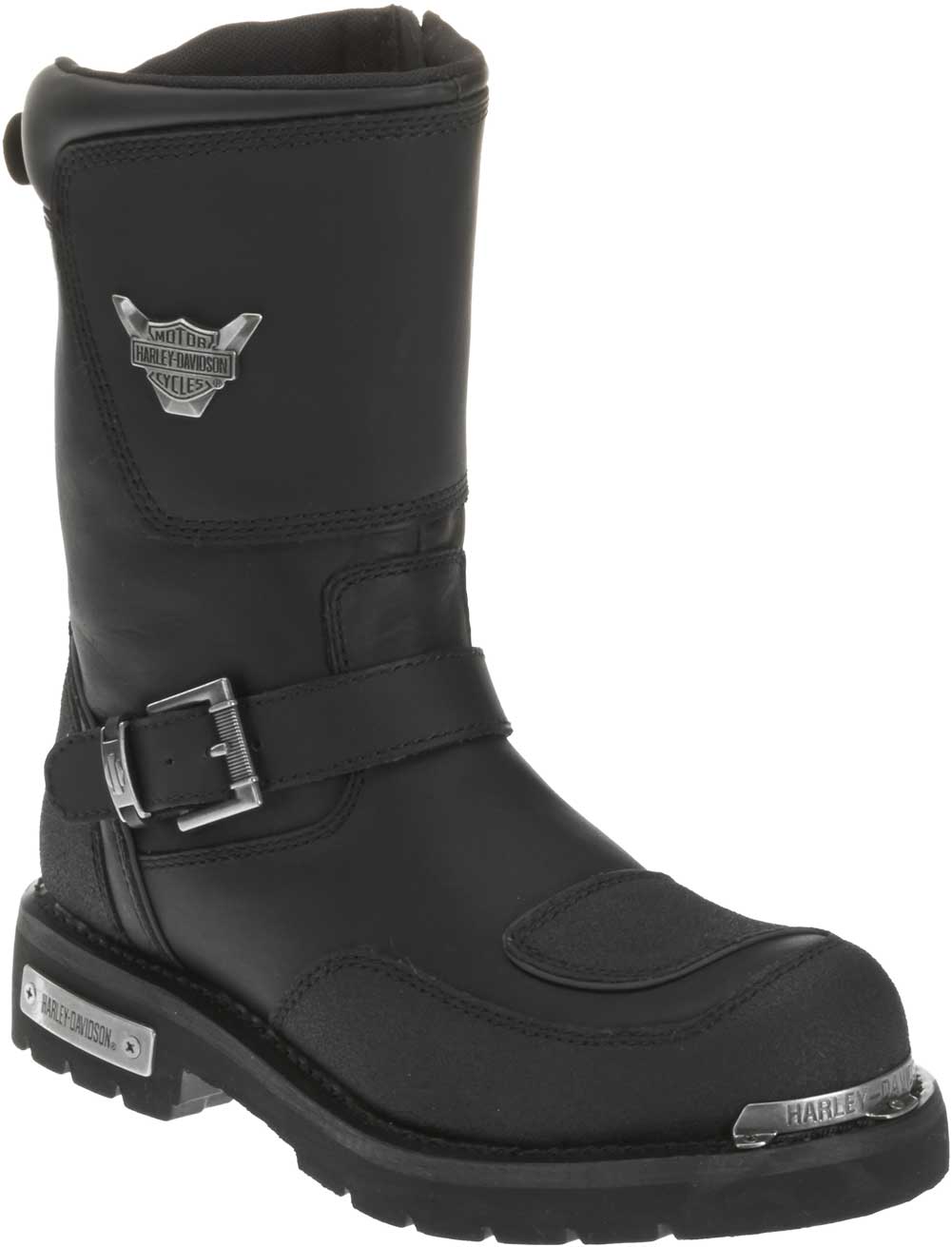 HarleyDavidson黒 レザー エンジニアブーツ Harley-Davidson® Men's Shift Engineer Zip Black 9-Inch