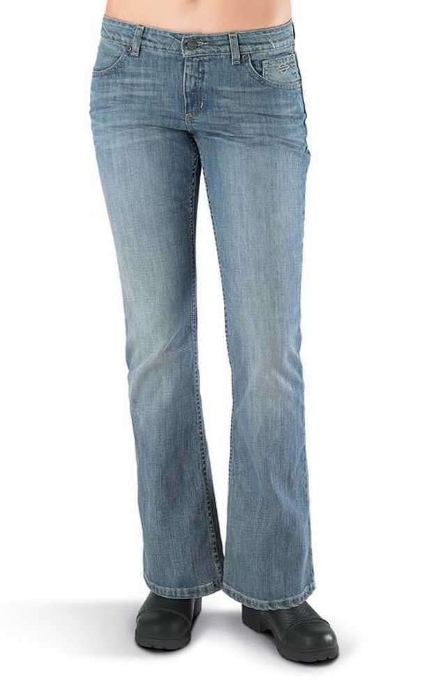 Harley-Davidson Women's H-D Faded Bootcut Jeans. 99183-12VW - Wisconsin Harley-Davidson