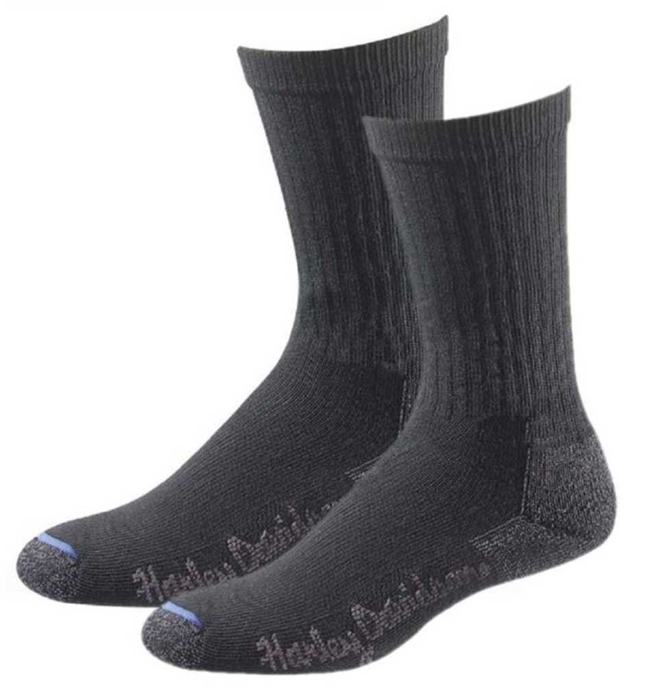 Harley-Davidson Wolverine Men's Comfort Riding Mid Calf Socks D99976070-001 - Wisconsin Harley-Davidson
