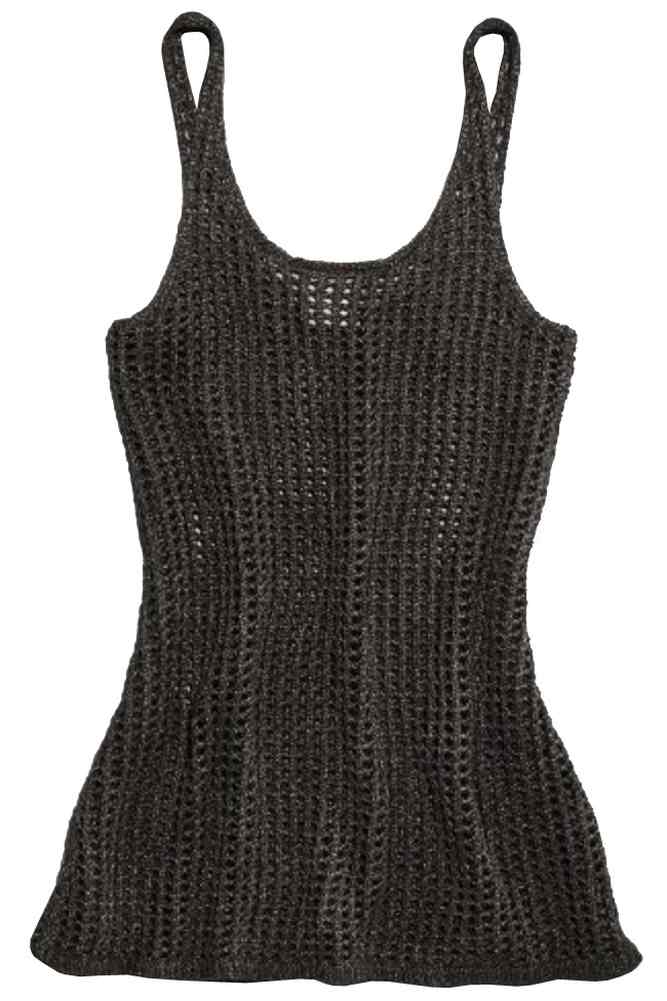 Harley-Davidson Free Shipping - Harley-Davidson Women's Metallic Open Knit Sweater Tank Top, Black 96096-16VW - Free Shipping on many products plus Orders Over $99