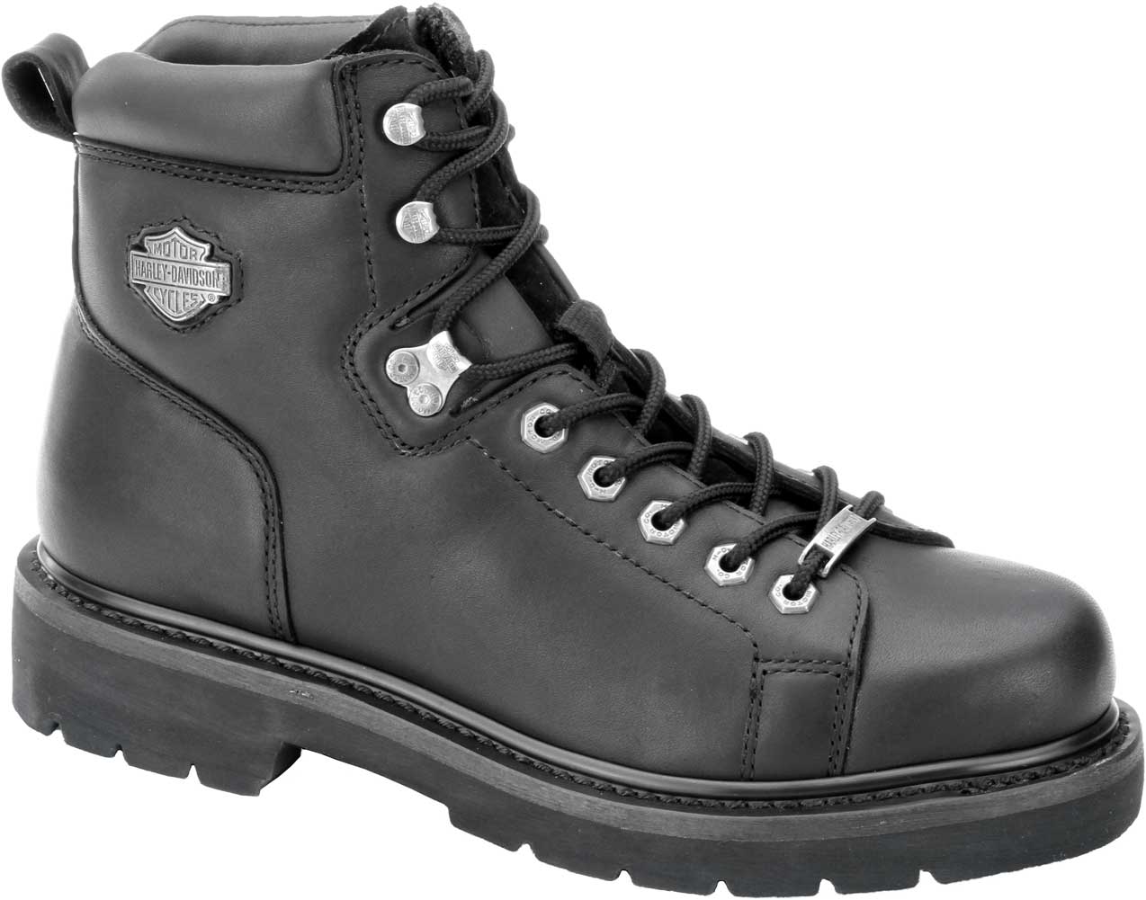 Harley-Davidson Men's Barton 5-Inch Black Motorcycle Boots. D93199 - Wisconsin Harley-Davidson