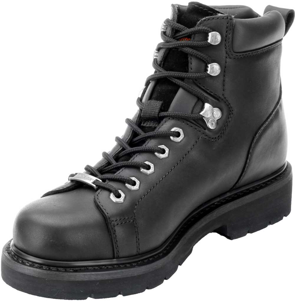 Inch Black Motorcycle Boots. D93199 