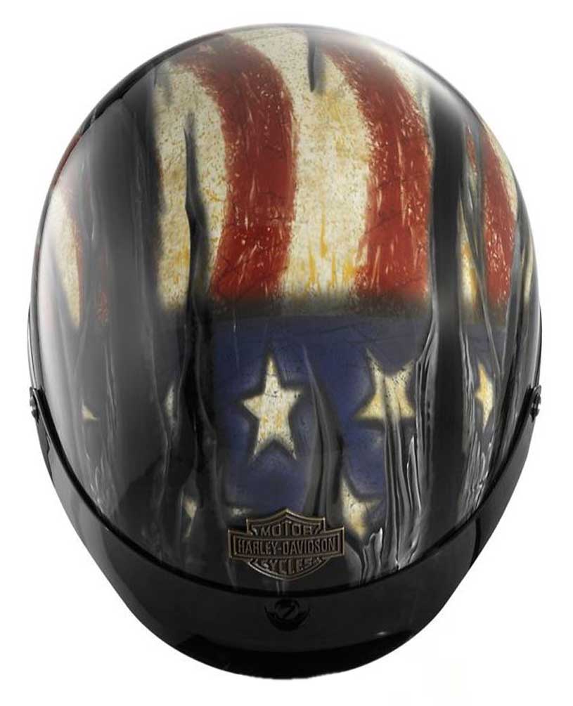 Harley-Davidson Blue Skull Emblem Patch -EM460142 / HD102