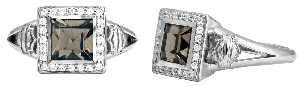 Harley-Davidson Free Shipping - Harley-Davidson Women's Ring, Black Ice Crystal Outline Bling Ring HDR0362 - Free Shipping on many products plus Orders Over $99