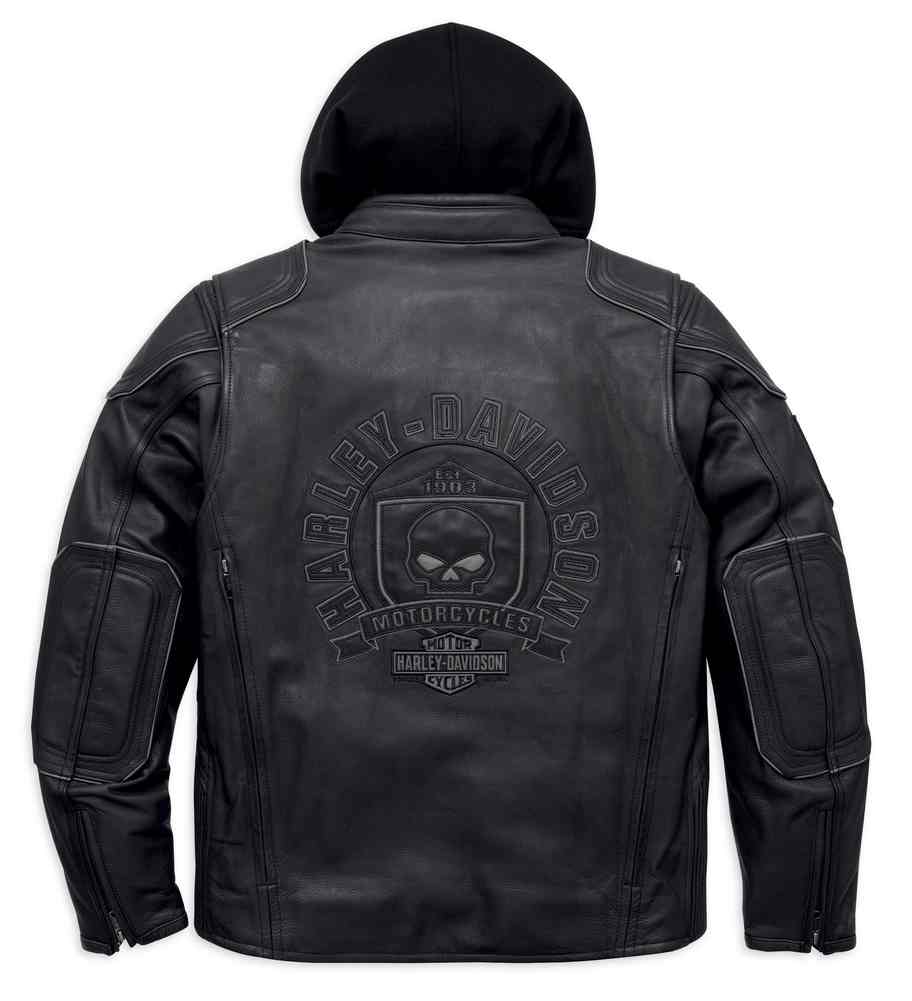 Harley-Davidson® Men's Aurora Willie G Skull 3-in-1 Jacket, Black ...