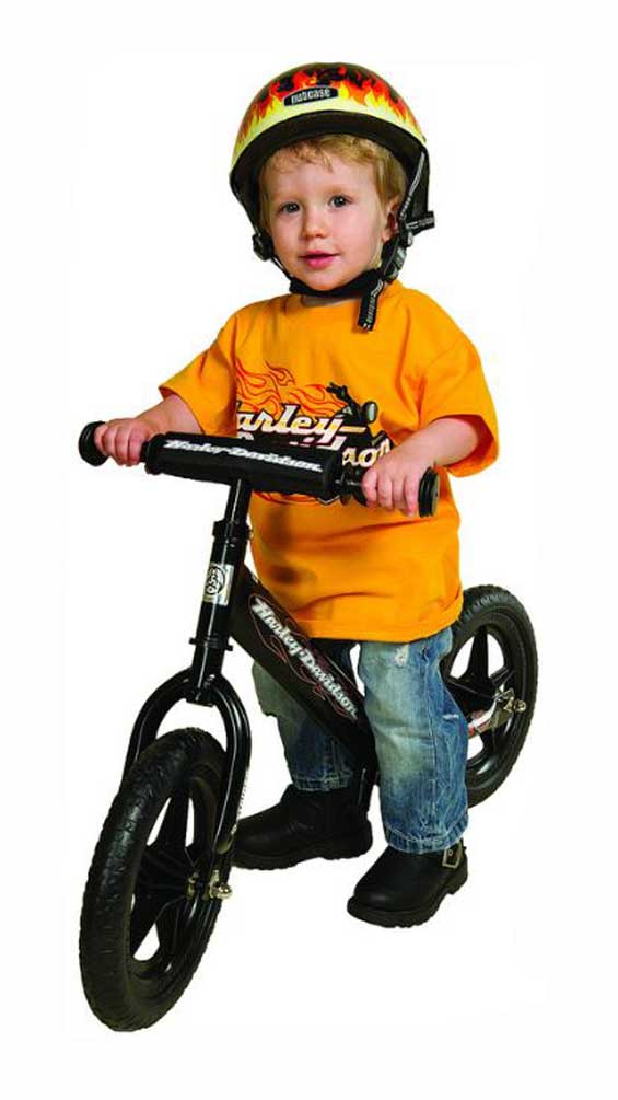 harley davidson balance bike black