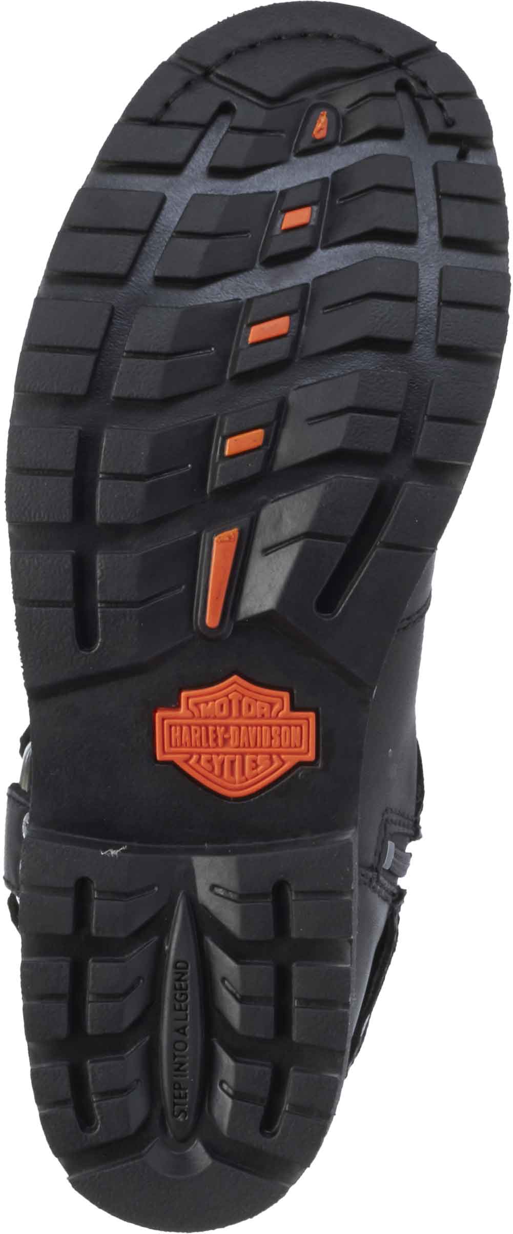 Harley-Davidson® Men's Holder Black Leather Motorcycle Boots