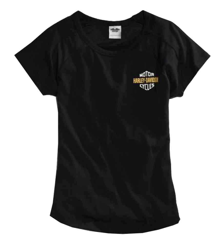 Harley-Davidson Women's Cold Black Protective Finish Performance Tee 96015-15VW - Wisconsin Harley-Davidson