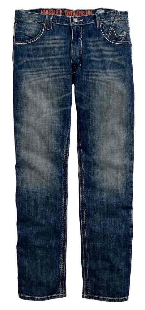 Harley-Davidson® Men's Straight Leg Fit Modern Jeans, Medium Indigo ...