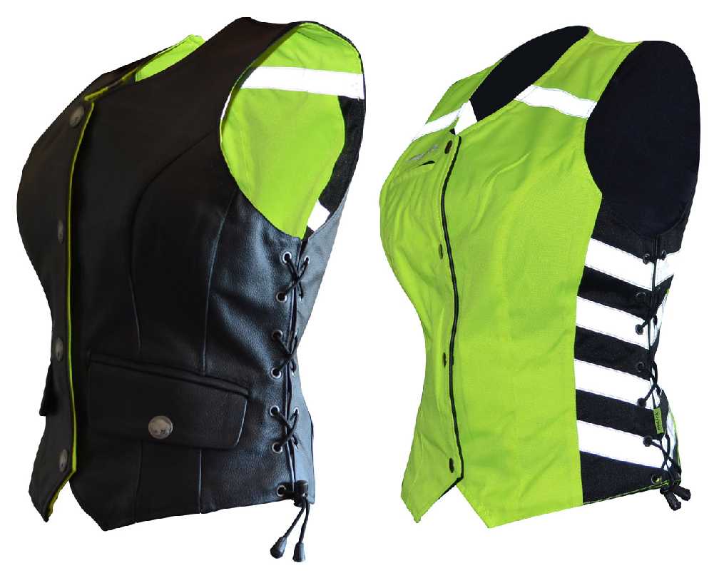 Missing Link Women S G2 D O C Reversible Safety Vest Black Hiviz