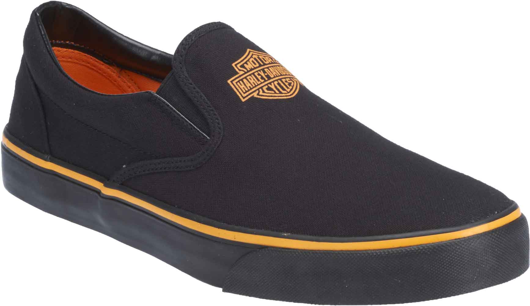 Harley-Davidson Men's Marchmont Canvas Slip-On Sneakers D93319, D93320, D93321 - Wisconsin Harley-Davidson