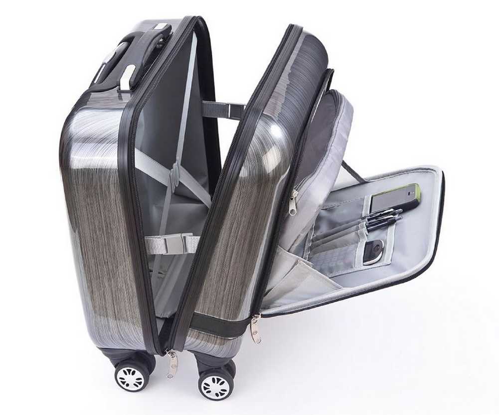 Harley-Davidson 17-in Overnight Carry-On, Light Weight, Steel Gray 99916-STLGRY - No Hassle Returns at Wisconsin Harley