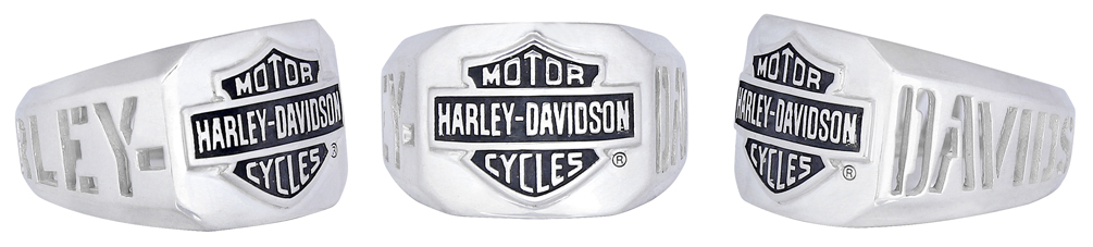 Harley-Davidson Free Shipping - Harley-Davidson Men's H-D Cut Out Bar & Shield Emblem Ring, Silver HDR0327 - Free Shipping on many products plus Orders Over $99