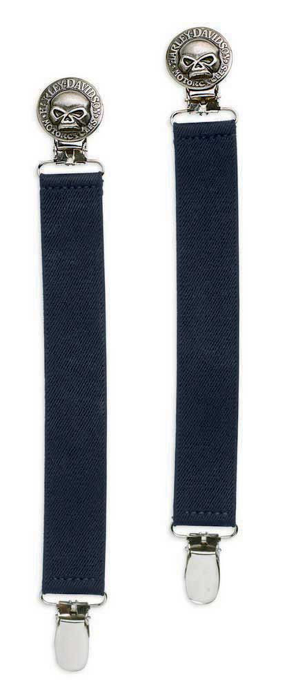 Harley-Davidson Willie G. Skull Elastic Boot Strap, Black 99442-13VM - Wisconsin Harley-Davidson