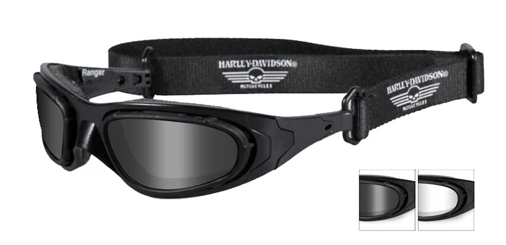 Harley-Davidson® Ranger Clear & Smoke Gray 2 Pack Lens Sunglasses