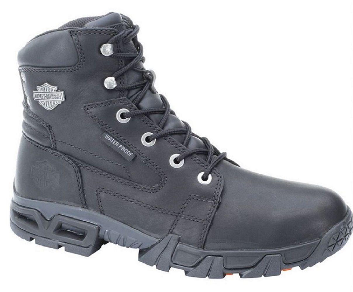 Harley-Davidson Men's Andy Waterproof 5.5-Inch Black Lace Boots. D96066 - Wisconsin Harley-Davidson