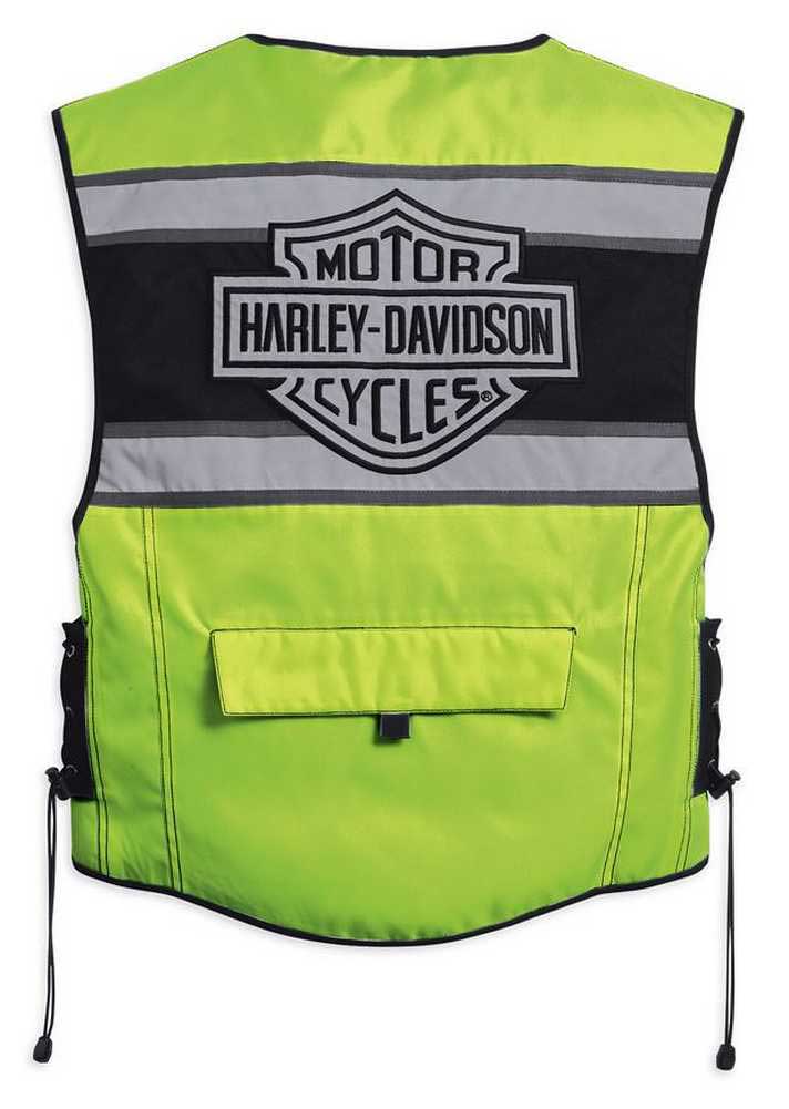 Harley-Davidson® Men's Hi-Vis Yellow Riding Vest 98173-10VM