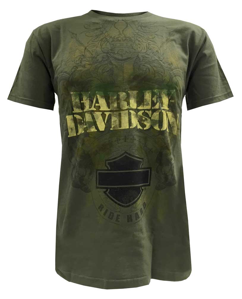 Camo harley davidson shirt Clearance