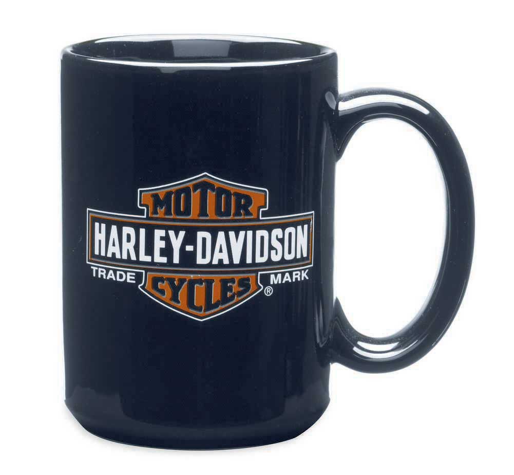 Harley-Davidson Trademark Bar & Shield Logo Ceramic Mug 15 oz, Coffee 99216-14V - Wisconsin Harley-Davidson