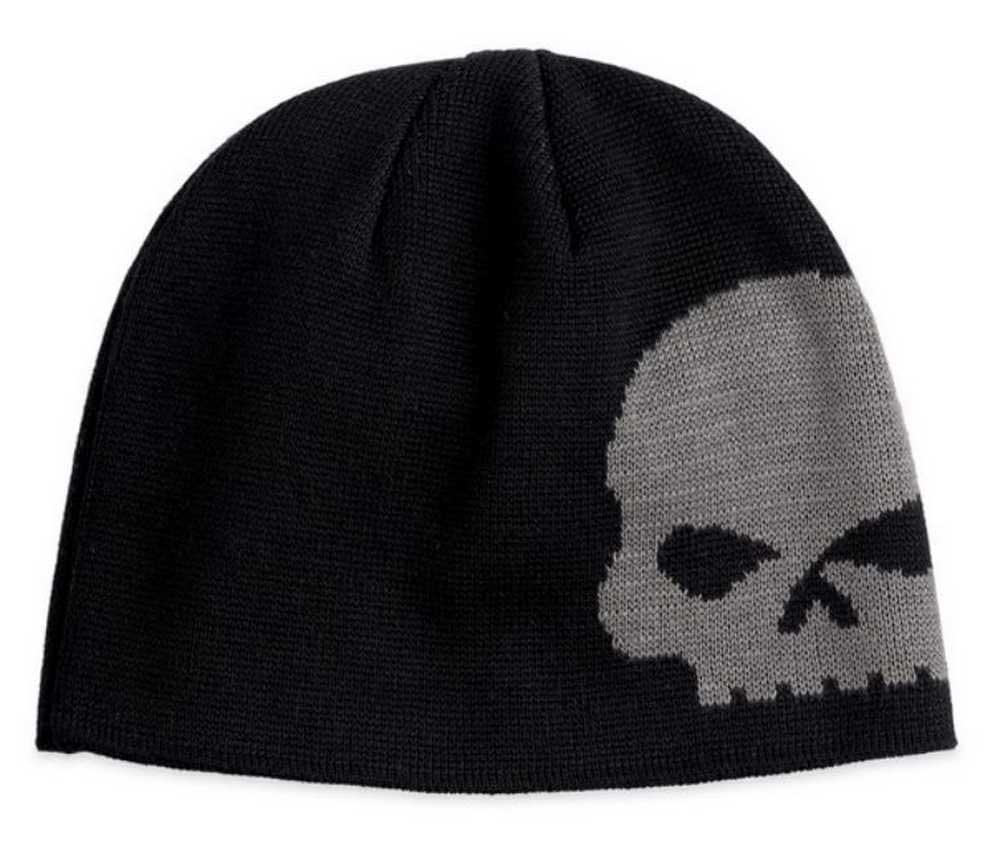 Oversized Skull Knit Hat 99472-10VM 