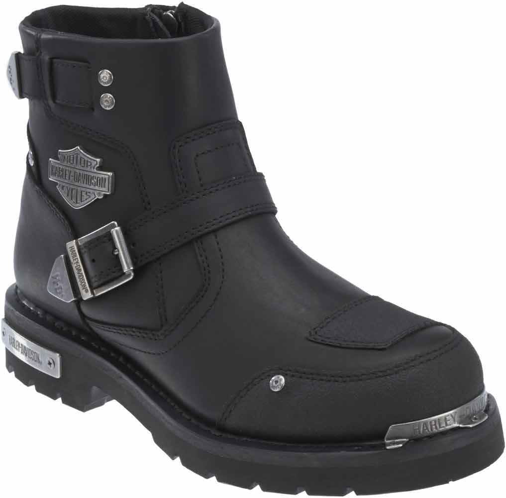 Harley-Davidson Men's Kingmont 6-Inch Black Motorcycle Riding Boots. D96095 - Wisconsin Harley-Davidson