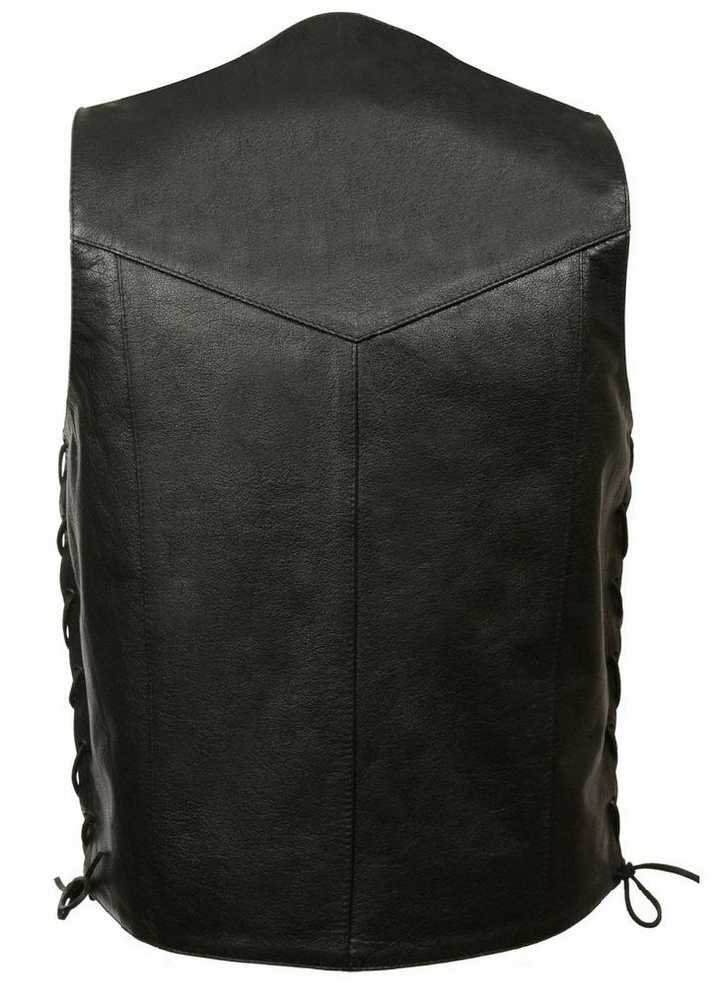 Harley-Davidson Free Shipping - Leather King Men's Classic Side Lace Vest w/ Gun Pockets SH1397 - Free Shipping on many products plus Orders Over $99