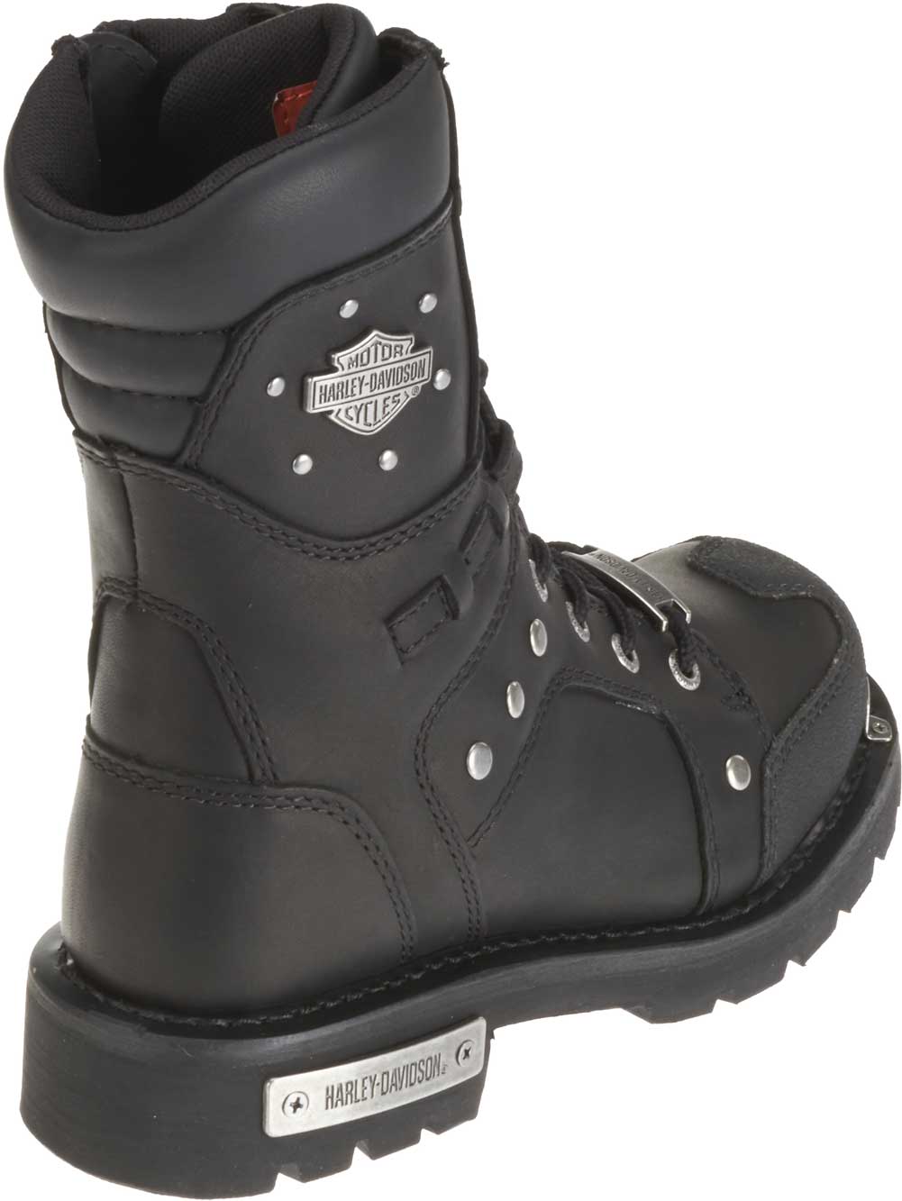 Harley-Davidson Women's Hadley 7.5-Inch Black Leather Motorcycle Boots. D87049 - No Hassle Returns at Wisconsin Harley