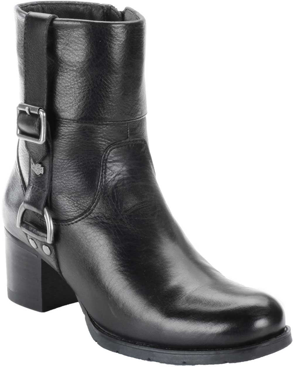 Harley-Davidson Free Shipping - Harley-Davidson Women's Sadie Casual Cuff Black 6-in Boots Inside Zipper D84068 - Free Shipping on many products plus Orders Over $99