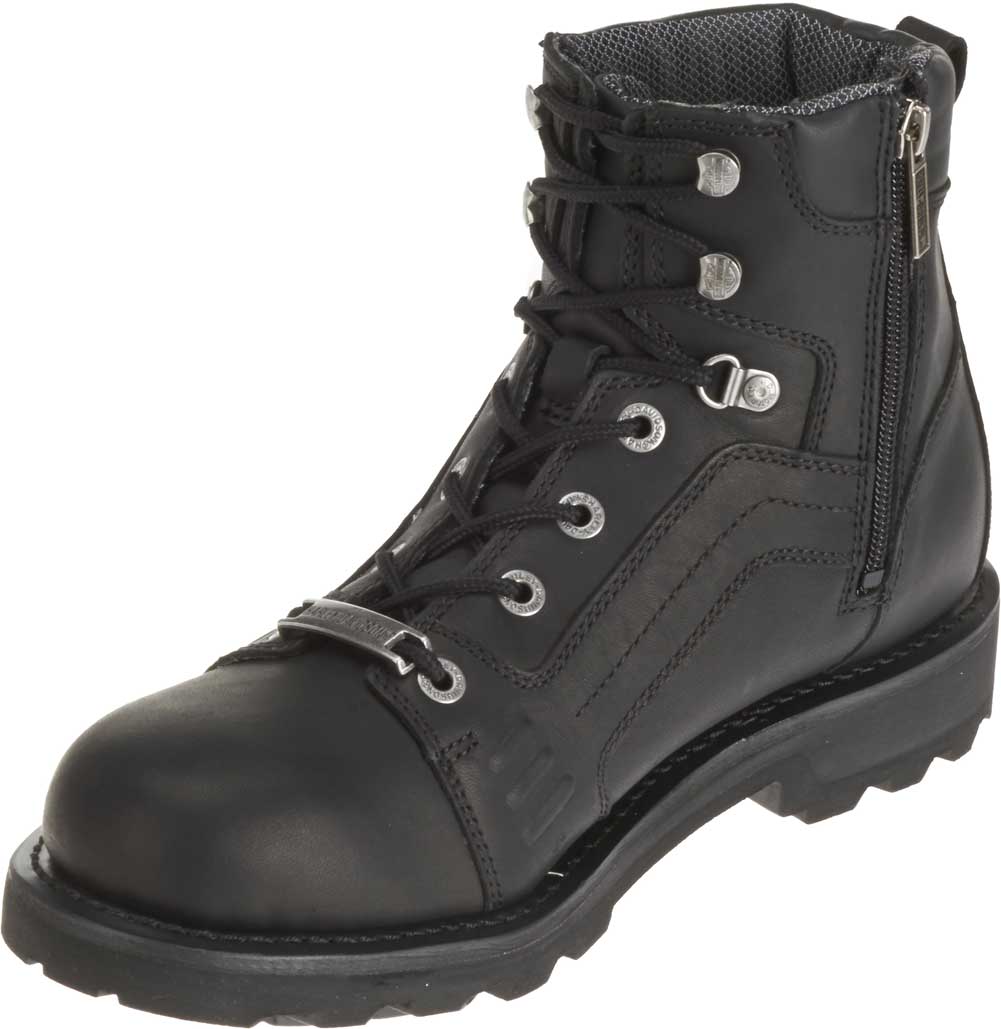 Harley-Davidson® Men's Lee 6-Inch Black Leather Motorcycle Boots