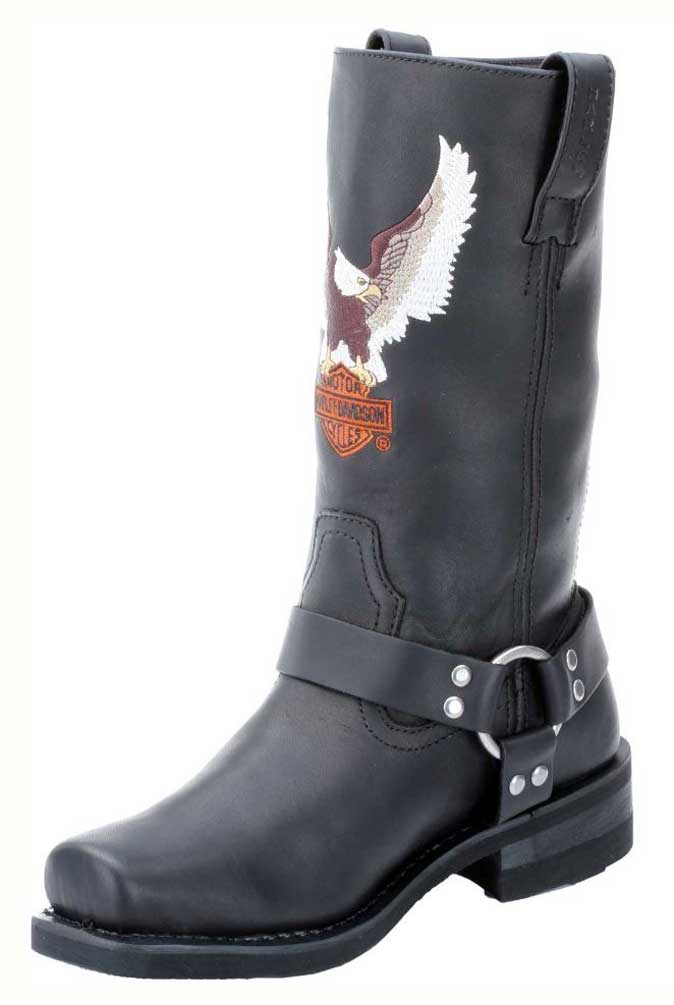 Harley-Davidson Men's Darren 11.5-Inch Black or Brown Boots. D93216 D93217 - Wisconsin Harley-Davidson