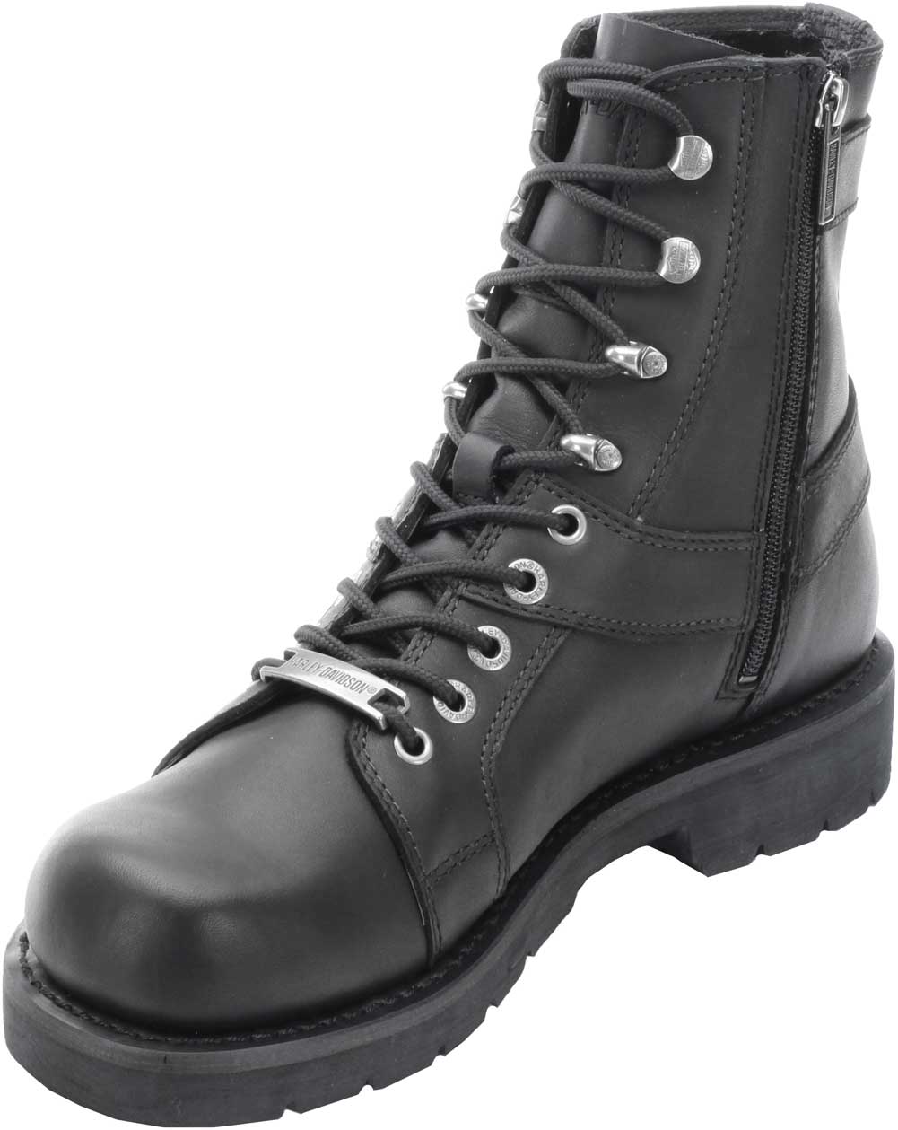 Harley-Davidson Free Shipping - Harley-Davidson Men's Charles 7-Inch Black Lace Boots. Inside Zipper. D96052 - Free Shipping on many products plus Orders Over $99