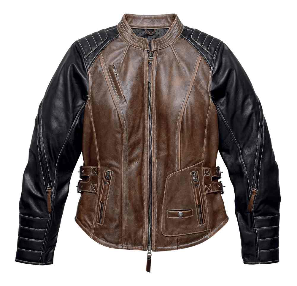 harley distressed leather jacket
