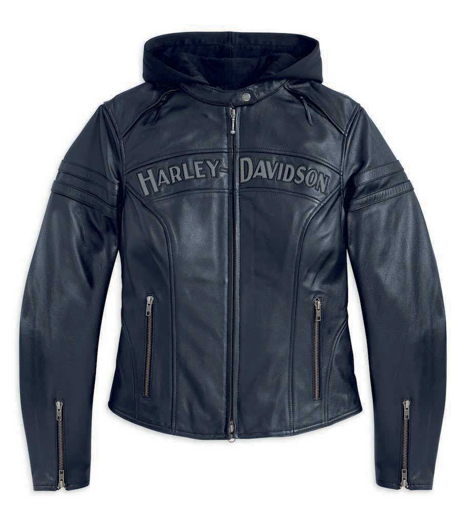 Harley-Davidson® Women's Miss Enthusiast 3 in 1 Leather Jacket