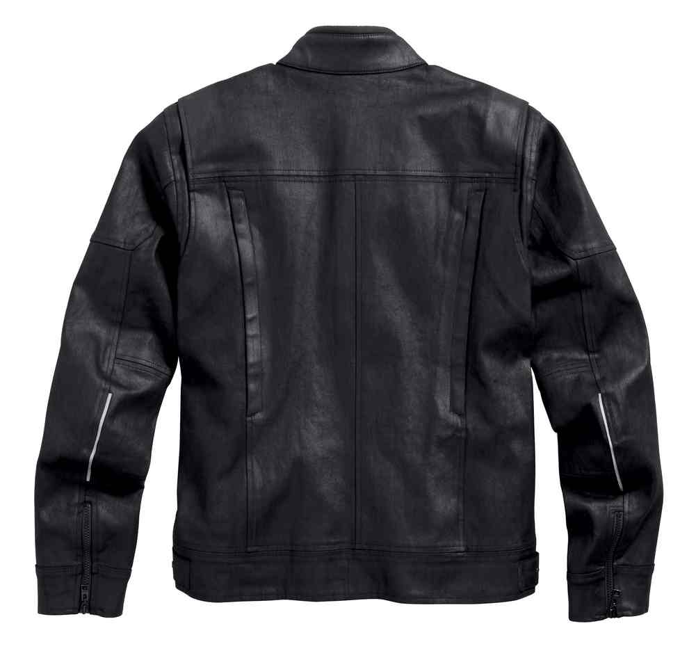 ✴︎HARLEY-DAVIDSON ✴︎ダウンジャケット Harley-Davidson® Men's Leather Sleeve Denim Slim Fit Jacket