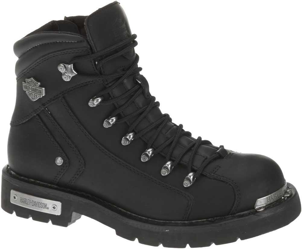 Harley-Davidson Men's Electron Black 6.00-Inch Motorcycle Boots D96017 - Wisconsin Harley-Davidson