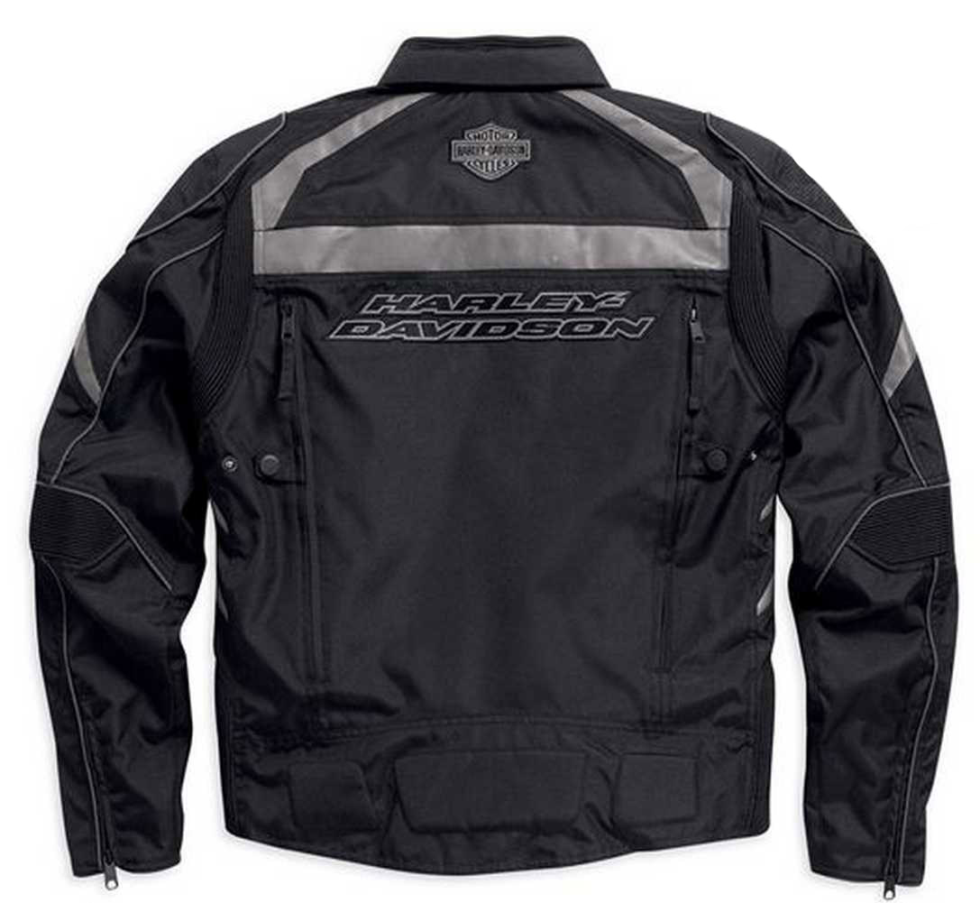 Harley-Davidson® Men's Medallion Reflective Riding Jacket, Black. 98082 ...