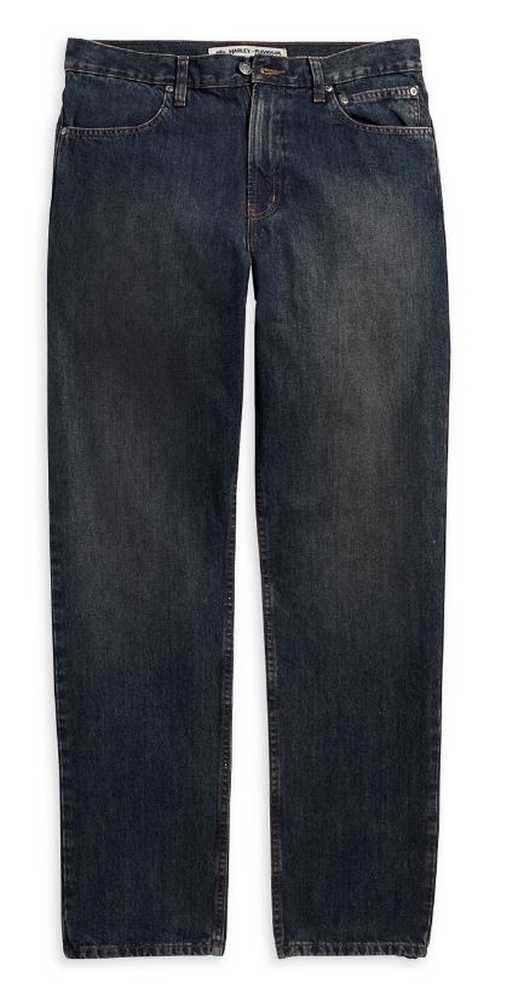 Harley-Davidson Men's Classic Traditional Fit Jeans Washed Blue Denim 99030-10VM - Wisconsin Harley-Davidson