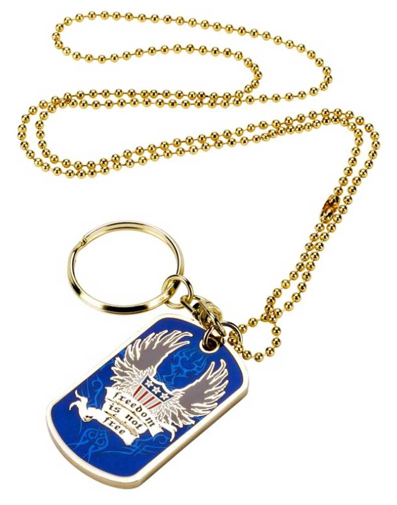 Harley-Davidson Free Shipping - Harley-Davidson Dog Tag, Freedom Is Not Free POW-MIA Chain/Key Chain 8002817 - Free Shipping on many products plus Orders Over $99