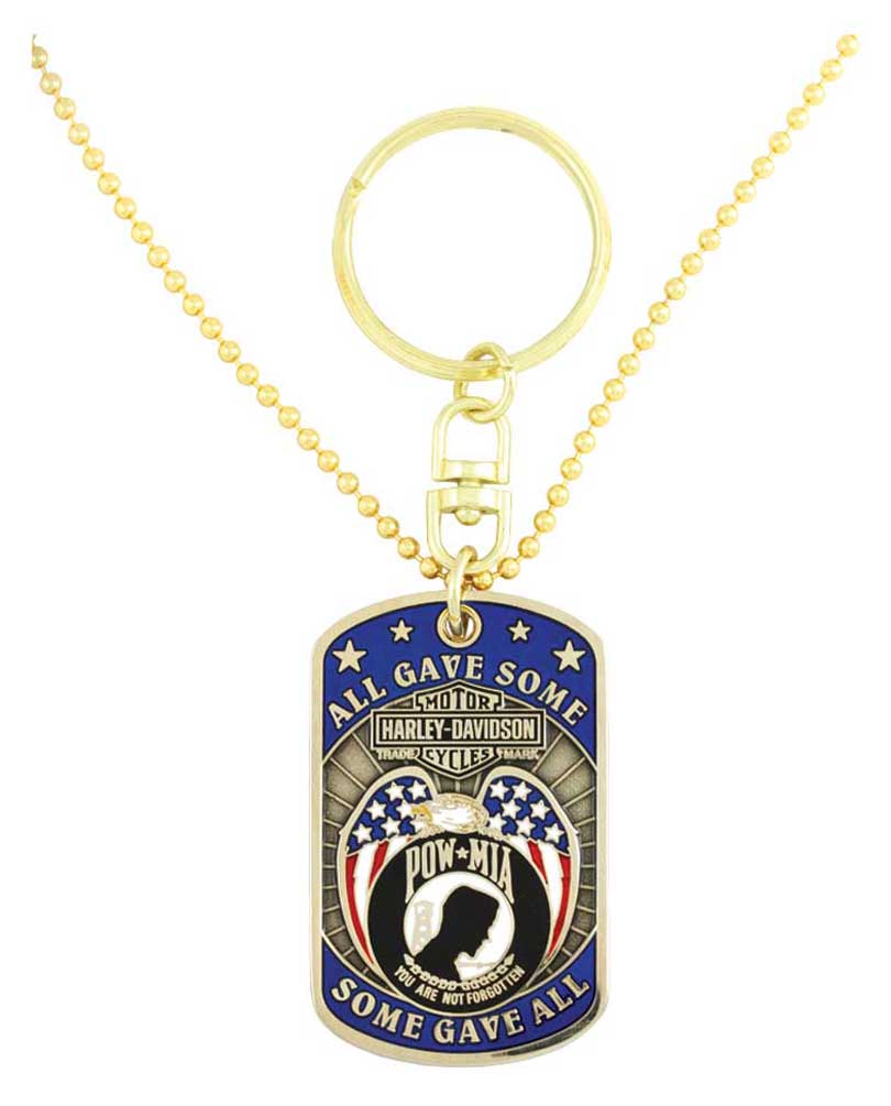 Harley-Davidson Dog Tag, Freedom Is Not Free POW-MIA Chain/Key Chain 8002817 - No Hassle Returns at Wisconsin Harley