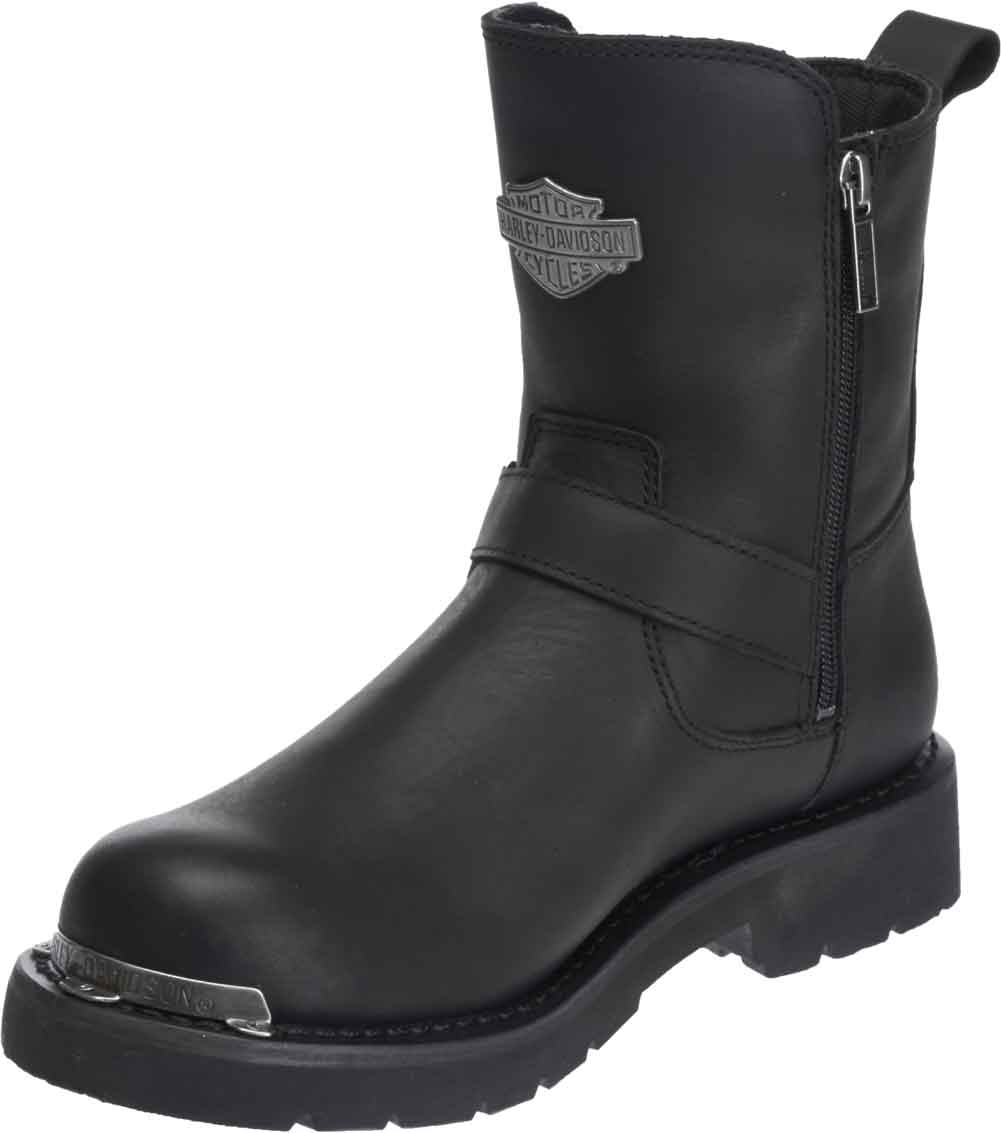Harley-Davidson® Men's Startex Black Leather Motorcycle Boots