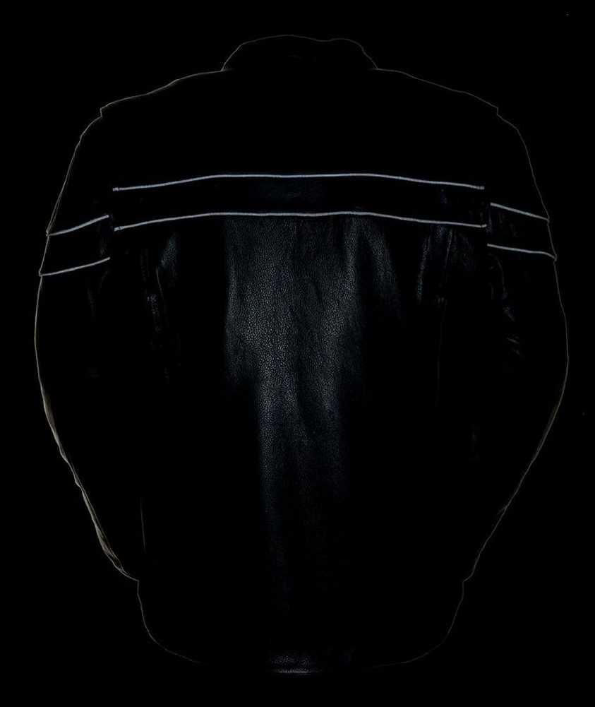 Harley-Davidson Free Shipping - Milwaukee Leather Men's Sporty Scooter Crossover Leather Jacket ML1408 - Free Shipping on many products plus Orders Over $99